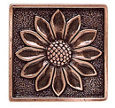 Daltile Massalia Dot Floral 2" x 2"-Metal Tile-Daltile-Copper-2" x 2"-State Tile