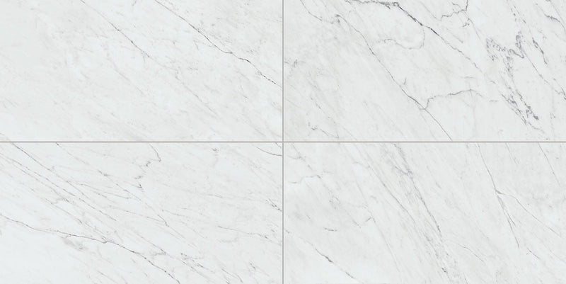 Daltile Marble Attache Lavish 24" x 48"-Porcelain Tile-Daltile-Diamond Carrara Matte-24" x 48"-State Tile