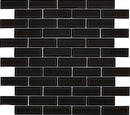 Daltile Revalia 2 x 6 11.69" x 14.63"-Ceramic Mosaic-Daltile-Gala Black-11.69" x 14.63"-State Tile