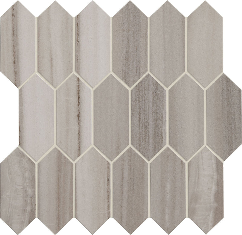 Daltile Marble Attache HEX 12.4" x 12.6"-Porcelain Mosaic-Daltile-Turkish Skyline-12.4" x 12.6"-State Tile