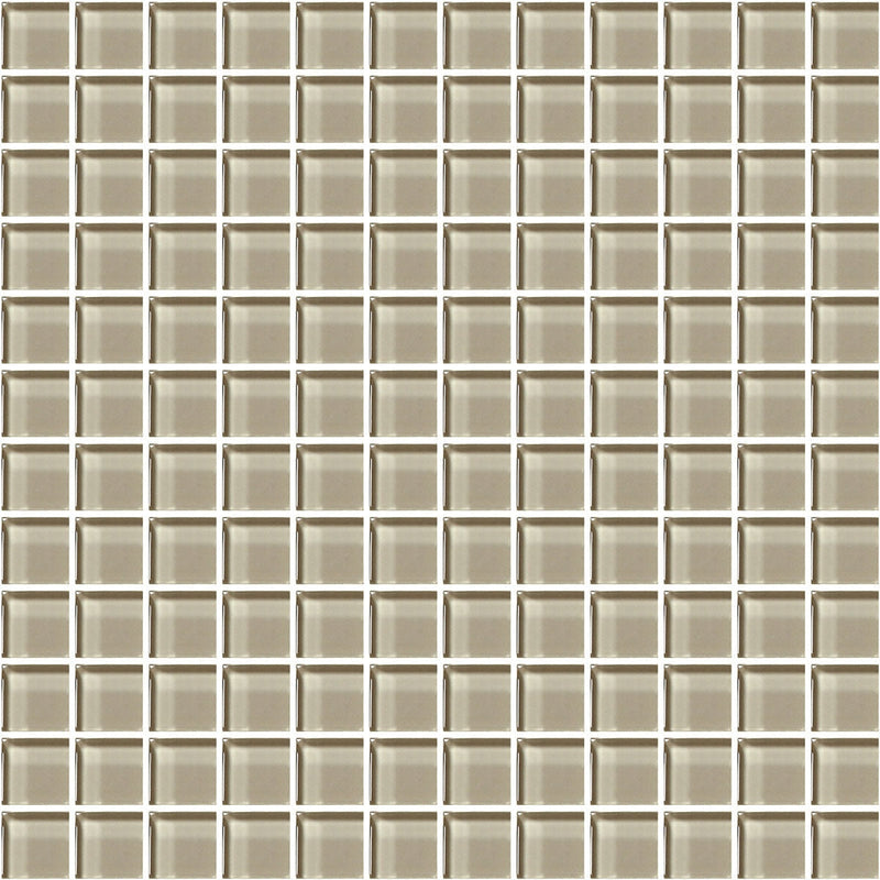 American Olean Color Appeal Mosaic 12" x 12"-Glass & Stone Mosaic-American Olean-Oxford Tan-12" x 12"-State Tile