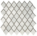 Daltile Lavaliere 14" x 14"-Natural Stone Mosaic-Daltile-Carrara White Antique Mirror -14" x 14"-State Tile