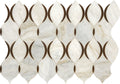 American Olean Presario 7.25" x 11.13"-Marble Mosaic-American Olean-Lumen White Blend-7.25" x 11.13"-State Tile
