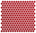 Daltile Retro Rounds 12" x 12"-Porcelain Mosaic-Daltile-Cherry Red-12" x 12"-State Tile