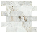 Daltile Simplystick Mosaix 12" x 12"-Natural Stone Mosaic-Daltile-Daphne White-12" x 12"-State Tile