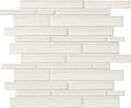 Daltile Amity Linear 12" x 14"-Glass Mosaic-Daltile-White-12" x 14"-State Tile