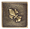 Daltile Massalia Dot Fleur De Lis 2" x 2"-Metal Tile-Daltile-Bullion-2" x 2"-State Tile