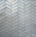 Daltile Illuminary Herringbone 12" x 12"-Glass Mosaic-Daltile-Silverlight-12" x 12"-State Tile