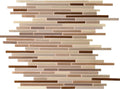 Daltile Caprice 12" x 13"-Glass Mosaic-Daltile-Mink Blend-12" x 13"-State Tile