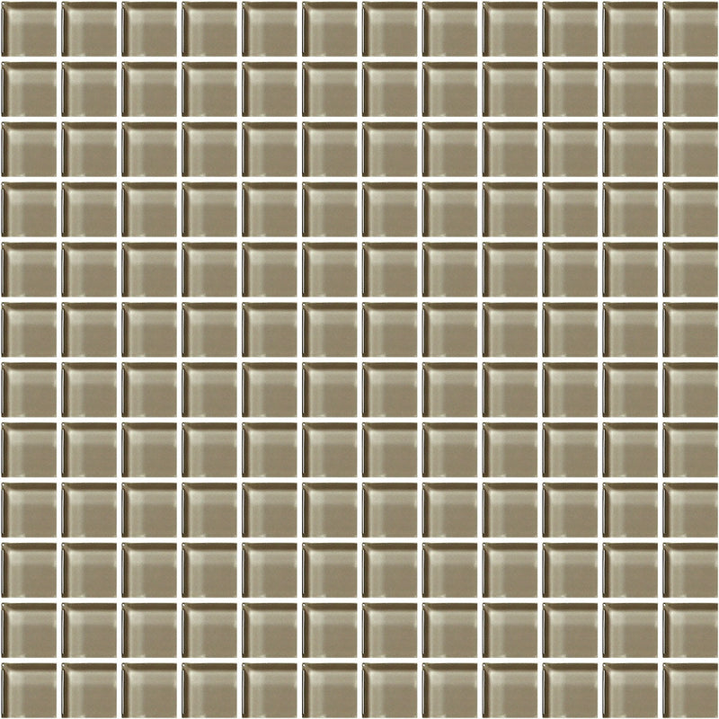 American Olean Color Appeal Mosaic 12" x 12"-Glass & Stone Mosaic-American Olean-Plaza Taupe-12" x 12"-State Tile