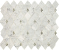 Daltile Lavaliere 10" x 12"-Stone & Glass Mosaic-Daltile-Carrara White Antique Mirror -10" x 12"-State Tile