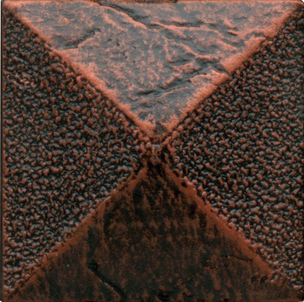 Daltile Armor 2" x 2"-Metal Tile-Daltile-Guilded Copper Pyramid-2" x 2"-State Tile