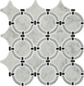 Daltile Raine 12.18" x 13.62"-Marble Mosaic-Daltile-Cirrus Storm Blend-12.18" x 13.62"-State Tile