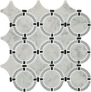 Daltile Raine 12.18" x 13.62"-Marble Mosaic-Daltile-Cirrus Storm Blend-12.18" x 13.62"-State Tile