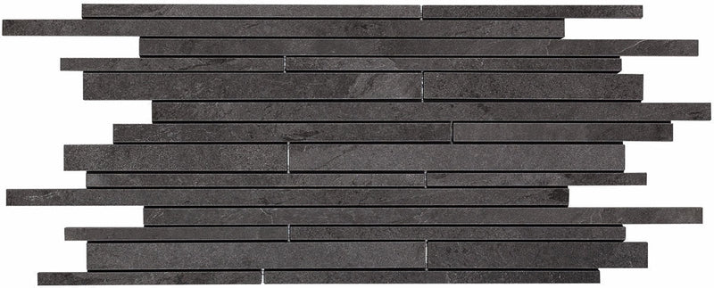 Daltile Delegate Linear 12" x 24"-Porcelain Mosaic-Daltile-Dark Grey-12" x 24"-State Tile