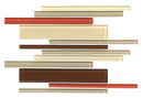 American Olean Color Appeal 11.56" x 16.75"-Glass & Stone Mosaic-American Olean-Earth Fire-11.56" x 16.75"-State Tile