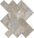 Daltile Arhaia 12" x 14"-Porcelain Mosaic-Daltile-Atlas Grey-12" x 14"-State Tile