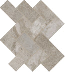 Daltile Arhaia 12" x 14"-Porcelain Mosaic-Daltile-Atlas Grey-12" x 14"-State Tile