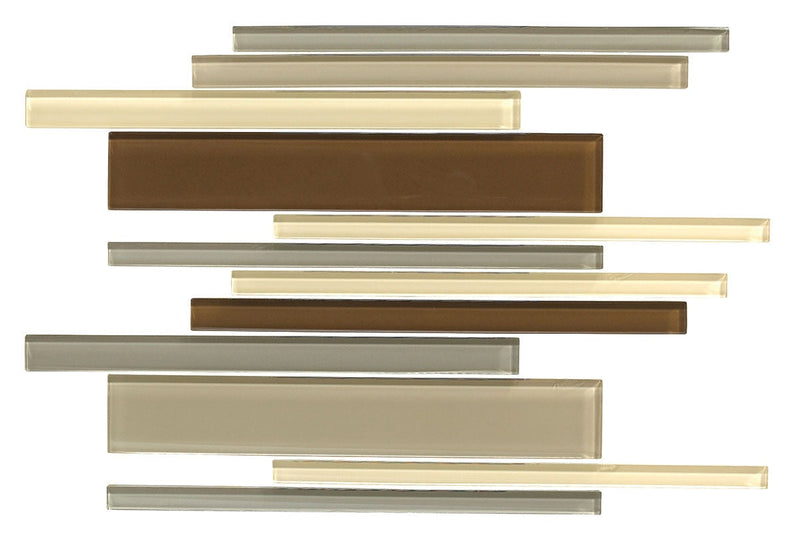 American Olean Color Appeal 11.56" x 16.75"-Glass & Stone Mosaic-American Olean-Pecan Grove-11.56" x 16.75"-State Tile