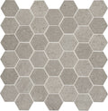 Daltile Raine 2" HEX 12" x 12"-Marble Mosaic-Daltile-Cumulus Grey Hexagon Mosaic-12" x 12"-State Tile