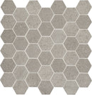 Daltile Raine 2" HEX 12" x 12"-Marble Mosaic-Daltile-Cumulus Grey Hexagon Mosaic-12" x 12"-State Tile