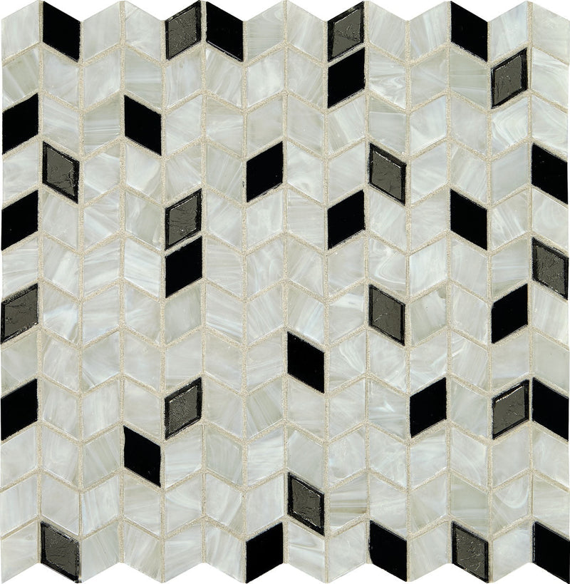 Daltile Interstellar 12.31" x 12.50"-Stone & Glass Mosaic-Daltile-Moonlight-12.31" x 12.50"-State Tile