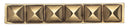 Daltile Massalia Deco Pinnacle 1" x 6"-Metal Strip-Daltile-Bullion-1" x 6"-State Tile