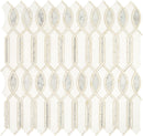 Daltile Lavaliere 11" x 11"-Natural Stone Mosaic-Daltile-Carrar White Thassos White Pearl-11" x 11"-State Tile