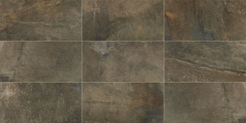 Daltile Slate Attache 12" x 24"-Porcelain Tile-Daltile-Multi Green-12" x 24"-State Tile