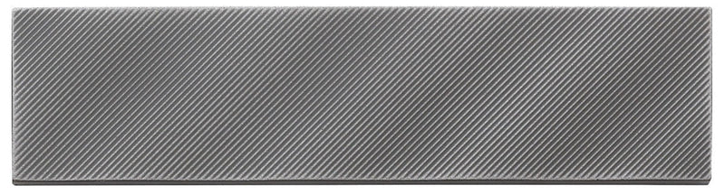 American Olean Refined Metals Linear Wave 2" x 8"-Metal Tile-American Olean-Gunmetal Glossy-2" x 8"-State Tile