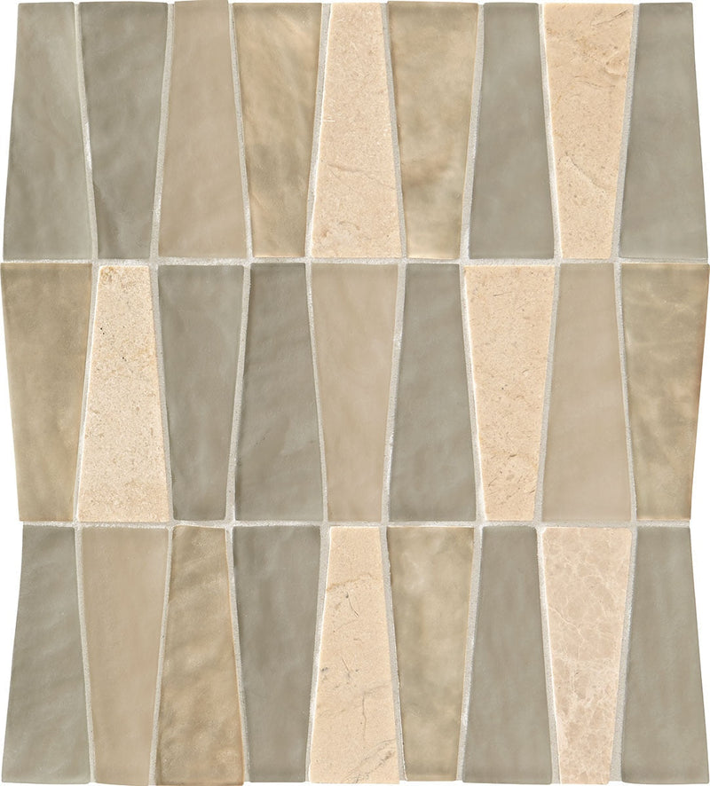Daltile Regal Pendant 12" x 11"-Stone & Glass Mosaic-Daltile-Aurelian Empress-12" x 11"-State Tile