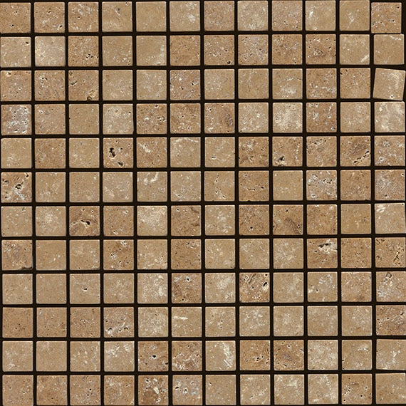 Daltile Travertine 1 x 1 12" x 12"-Traventine Mosaic-Daltile-Noce-12" x 12"-State Tile