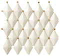 Marazzi Castellina 12" x 13"-Natural Stone Mosaic-Marazzi-Harlequin White Brass-12" x 13"-State Tile