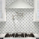 Daltile Raine 12.18" x 13.62"-Marble Mosaic-Daltile-State Tile