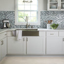 American Olean Serentina Herringbone 12" x 12"-Glass & Stone Mosaic-American Olean-State Tile