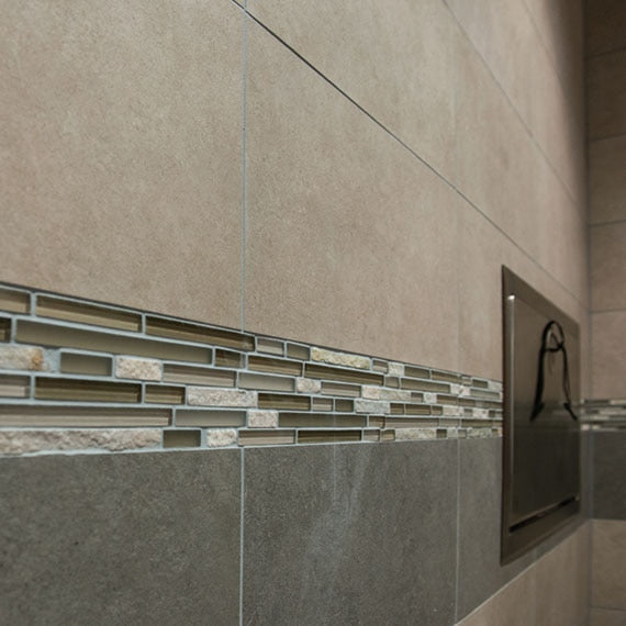 Daltile Endeavors 12" x 13"-Stone & Glass Mosaic-Daltile-State Tile