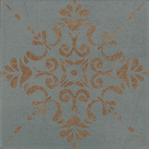 Marazzi Moroccan Concrete Deco 8" x 8"-Porcelain Tile-Marazzi-Aziza Blue Gray-8" x 8"-State Tile