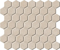 Daltile Perpetuo Hex 10" x 11"-Porcelain Mosaic-Daltile-Elegant Beige-10" x 11"-State Tile
