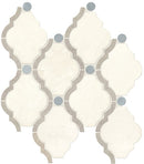Daltile Decorative Accents Baroque 12" x 14"-Natural Stone Mosaic-Daltile-Empyrea Ice Blend-12" x 14"-State Tile