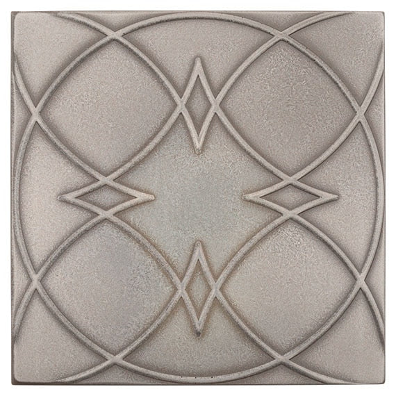 Marazzi GeoMetal Ornament 6" x 6"-Metal Tile-Marazzi-Nickel-6" x 6"-State Tile