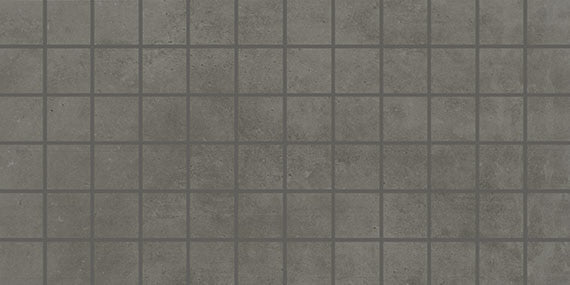 Daltile Portfolio 2 x 2 12" x 24"-Ceramic Mosaic-Daltile-Iron Grey Mosaic-12" x 24"-State Tile