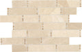 Daltile Marble Random Linear 11" x 18"-Marble Mosaic-Daltile-Meili Sand Polished-11" x 18"-State Tile