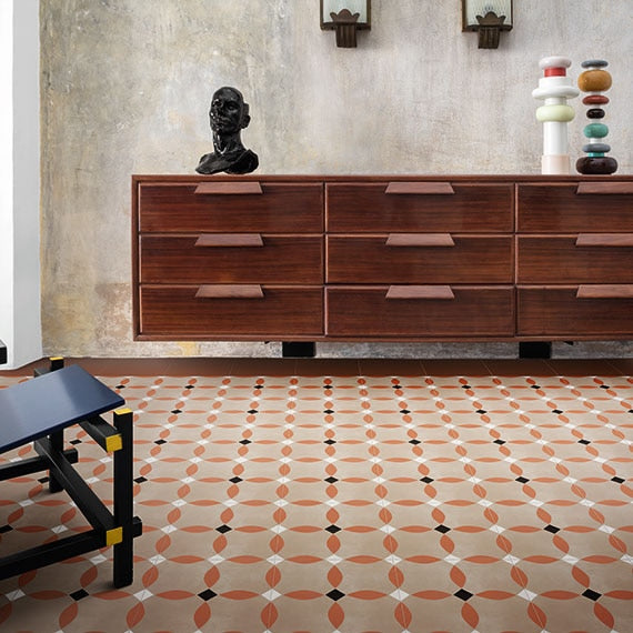 Marazzi D Segni Color Deco 8" x 8"-Porcelain Tile-Marazzi-State Tile