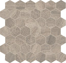 Marazzi Predella Hexagon Mosaic 11.75" x 11.75"-Marble Mosaic-Marazzi-Reverent Taupe-11.75" x 11.75"-State Tile