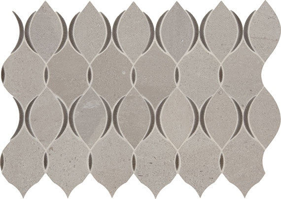 Marazzi Predella Modern Lantern Mosaic 7.25" x 11.13"-Marble Mosaic-Marazzi-Meta Silver Blend-7.25" x 11.13"-State Tile
