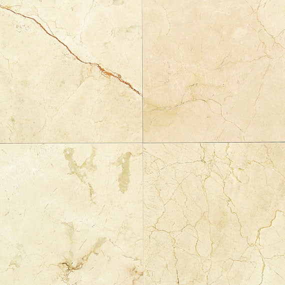 Daltile Marble 12" x 12"-Marble Tile-Daltile-Crema Marfil Classico Honed-12" x 12"-State Tile