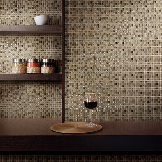 Marazzi Crystal Stone II 12" x 12"-Stone & Glass Mosaic-Marazzi-State Tile