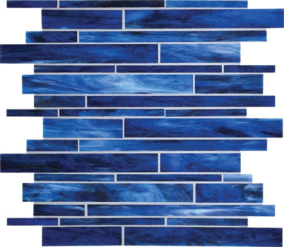 Daltile Serenade 12.5" x 13.5"-Glass Mosaic-Daltile-Memphis Blues-12.5" x 13.5"-State Tile