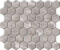 Daltile Perpetuo Hex 10" x 11"-Porcelain Mosaic-Daltile-Eternal Grey-10" x 11"-State Tile