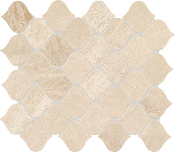 Daltile Marble 11.25" x 12.75"-Marble Mosaic-Daltile-Meili Sand Polished-11.25" x 12.75"-State Tile